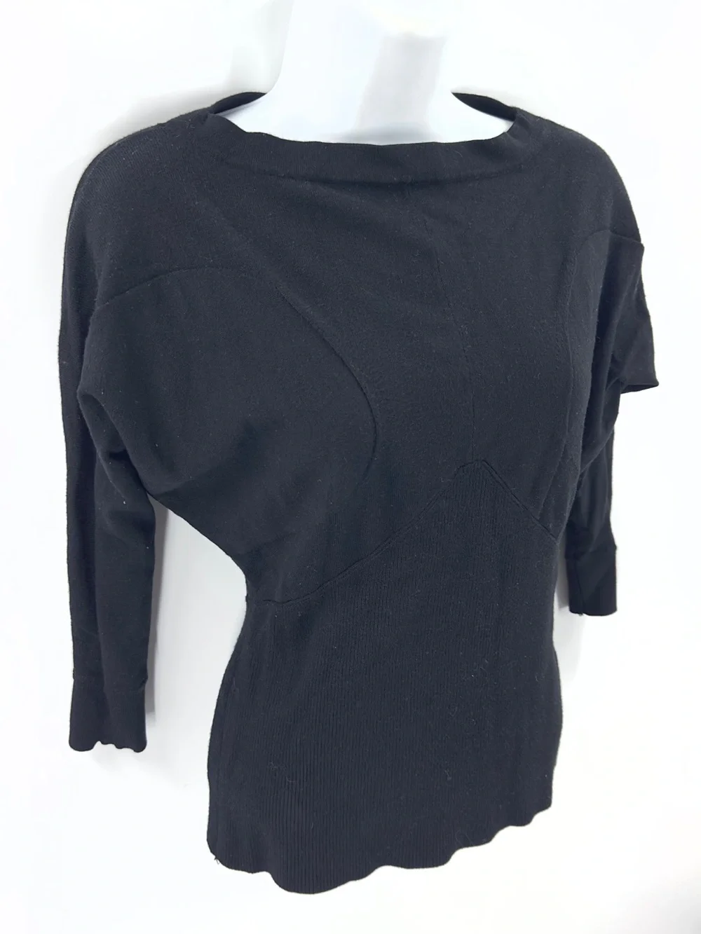 Gianni Versace Sweater Top Womens Size 44 US Large Medusa Luxury Stretch Dolman